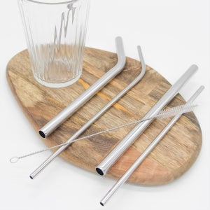 에코앤드 환경을 생각하는 스테인레스 빨대 / 지름 12mm 단품 / 버블티, 스무디, 과일주스용