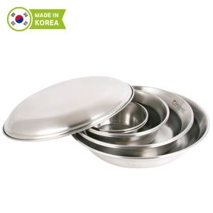 국내생산 캠핑 스텐 식기 4인 세트 16P / 냄비 그릇 캠핑용 낚시용