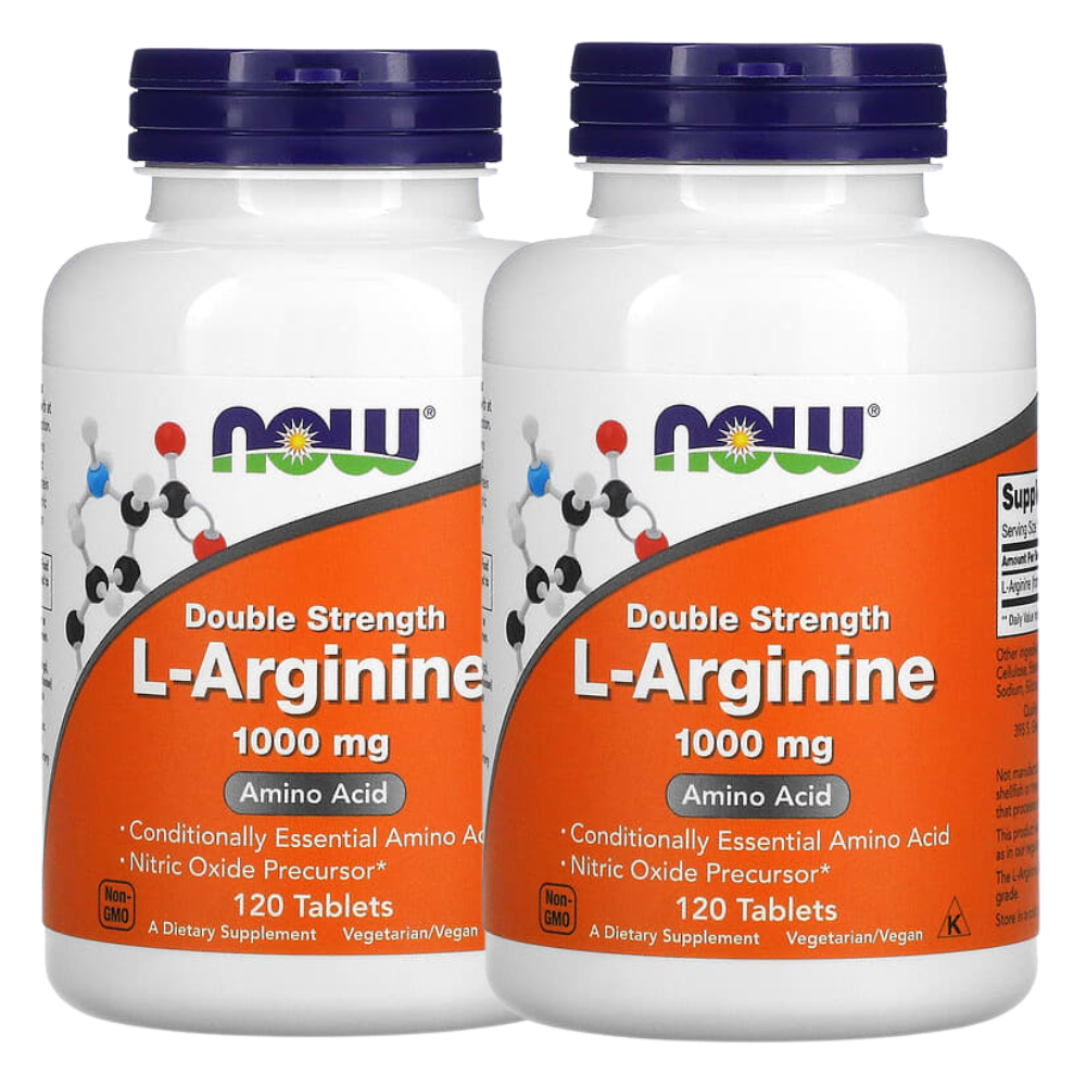 (1+1) <b>나우푸드</b> L-<b>아르기닌</b> 1000mg 120정
