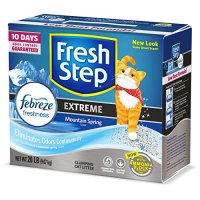 647451 Fresh Step Extreme Scented Litter with the Power of Febreze, Clumping Cat Litter, 2