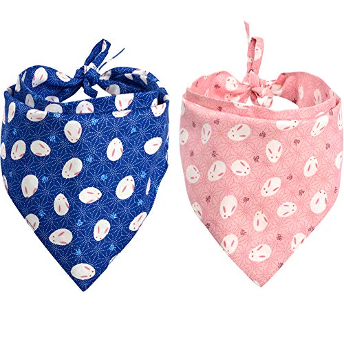 Lamphyface 3 Pack Valentine's Day Dog Bandana Triangle Bib Scarf Accessories with Hearts and Love Designs 