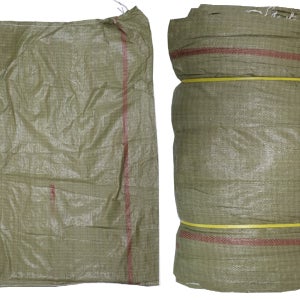 마대자루 120KG 포대 아파트 분리수거 재활용 폐기물 청소용 카키 100x125 100장