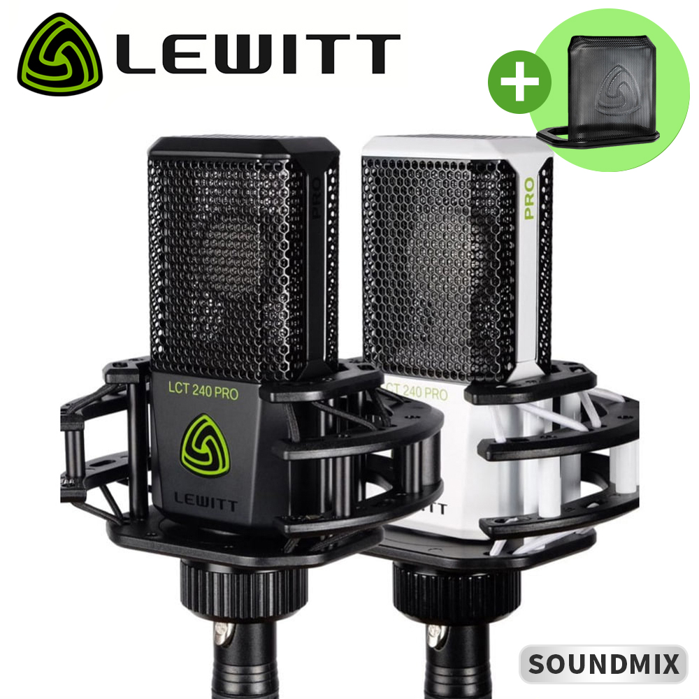 LEWITT LCT240 PRO 르윗 콘덴서 마이크 쇽마운트 + 팝필터 포함