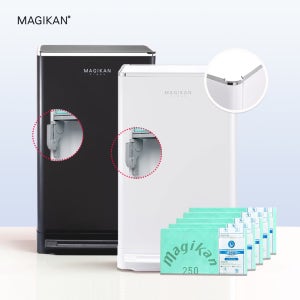 매직캔 크롬히포+리필6개(기본포함) MH250+250R5G 더블락시스템 속뚜껑 장착