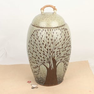 분청 고급 나무 쌀독 20kg