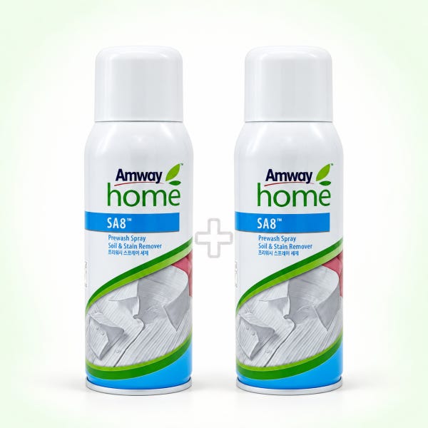 1+1 암웨이 SA8 프리워시 스프레이 세제 얼룩제거제 350ml ON FR