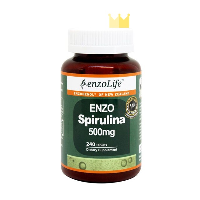 <b>엔조라이프</b> 엔조 <b>스피루리나</b> 500mg 240정 뉴질랜드 <b>스피룰리나</b> <b>spirulina</b> 파는곳