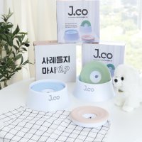 제이코 강아지 고양이 물그릇 애견 식기 사레방지