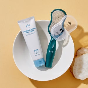 플루 인텐시브 리페어 풋크림 100g + 프로 컷 풋 파일 발 각질 제거기