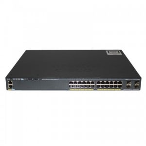 시스코 POE 스위치 WS-C2960X-24PS-L 24포트 Switch L2 스위칭허브 4SFP