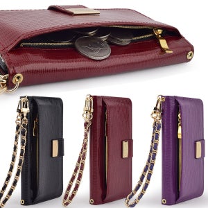 갤럭시A7 2018 금장 스트랩 천연가죽 다이어리 케이스 A750