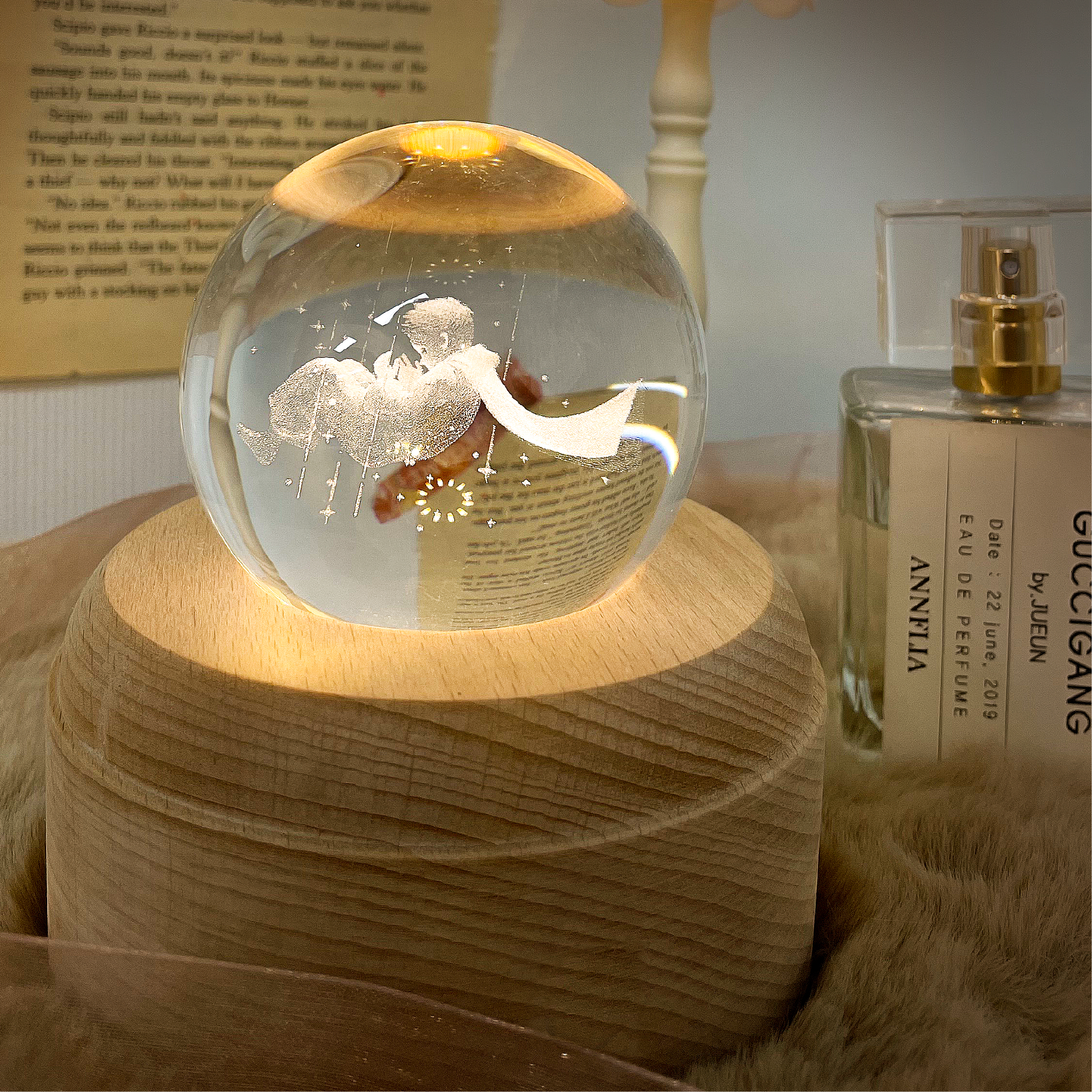 풀템 크리스마스 오르골 무드등 생일 선물 어린왕자 기본형 하울