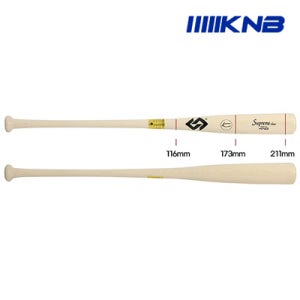 (특가할인) 케이엔비 나무 야구 배트 KWB6005 33(83.82cm/850g내외)