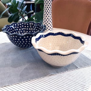 폴란드그릇 아티스티나 도자기 프릴샐러드볼