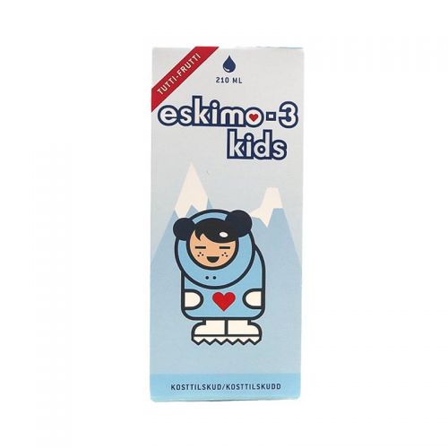 스웨덴 에스키모-3 kids 아기 <b>오메가3</b> 6 9 (비타민D E) <b>210ml</b> <b>오렌지맛</b>/종합과일맛/ 씹어먹는<b>오메가3</b>