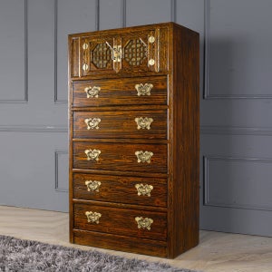 거북창살5단스 이조공예 고가구 전통 서랍장 원목가구