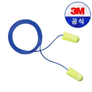 3M Ear Soft Neon cord 귀마개 1box 200쌍 소음방지 청력보호 이어플러그 차음률 33dB