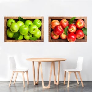 돈 들어오는 인테리어 거실 사과 그림 아크릴 캔버스 액자 집들이 개업 신혼집 선물