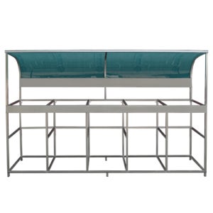 스텐 190리터 5구 그물망분리수거함E H5-25