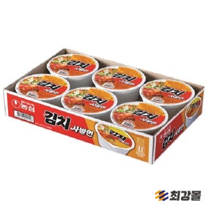 농심 김치 사발면 86g 6개입