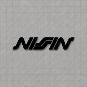 닛신 NISIN 스티커 검정 5cm x 0.9cm