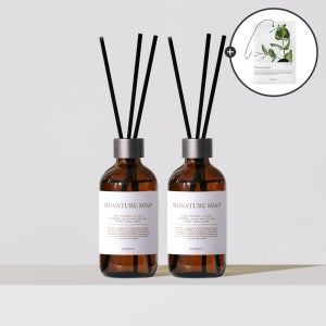 비누향 디퓨저 머스크 시그니처솝 실내방향제 200ml X 2개입