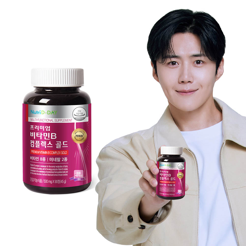 뉴트리디데이 프리미엄 비타민B 컴플렉스 골드 3개월분 1병