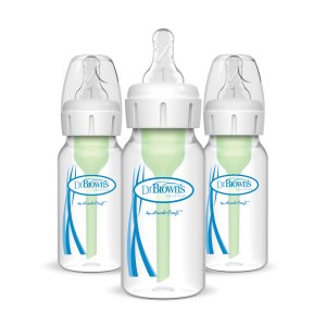 forBaby 닥터브라운 / PP 젖병 내로우넥 120ml 3P, 1단계 꼭지 포함
