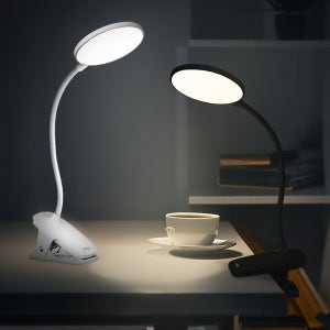 레토 LED 집게 스탠드 학습용 책상 조명 침대 공부 독서등 스텐드 북라이트