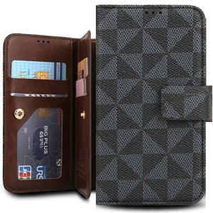 갤럭시J5 패턴 똑딱이 월렛 다이어리 케이스 J500 블루