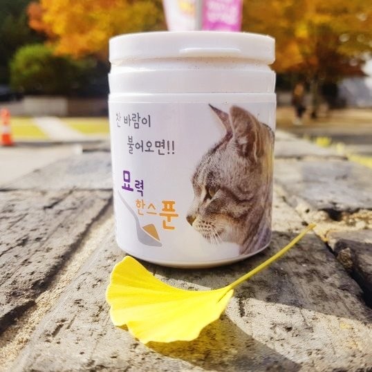 🍁 [7차] 캣맘이 만든 길냥이 면역보조제 묘력한스푼 - 고양이허피스 구내염 면역다당체 엘라이신 타우린