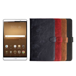 굿잡스 화웨이 비와이패드 HW-M2-802L 프리미엄 가죽케이스