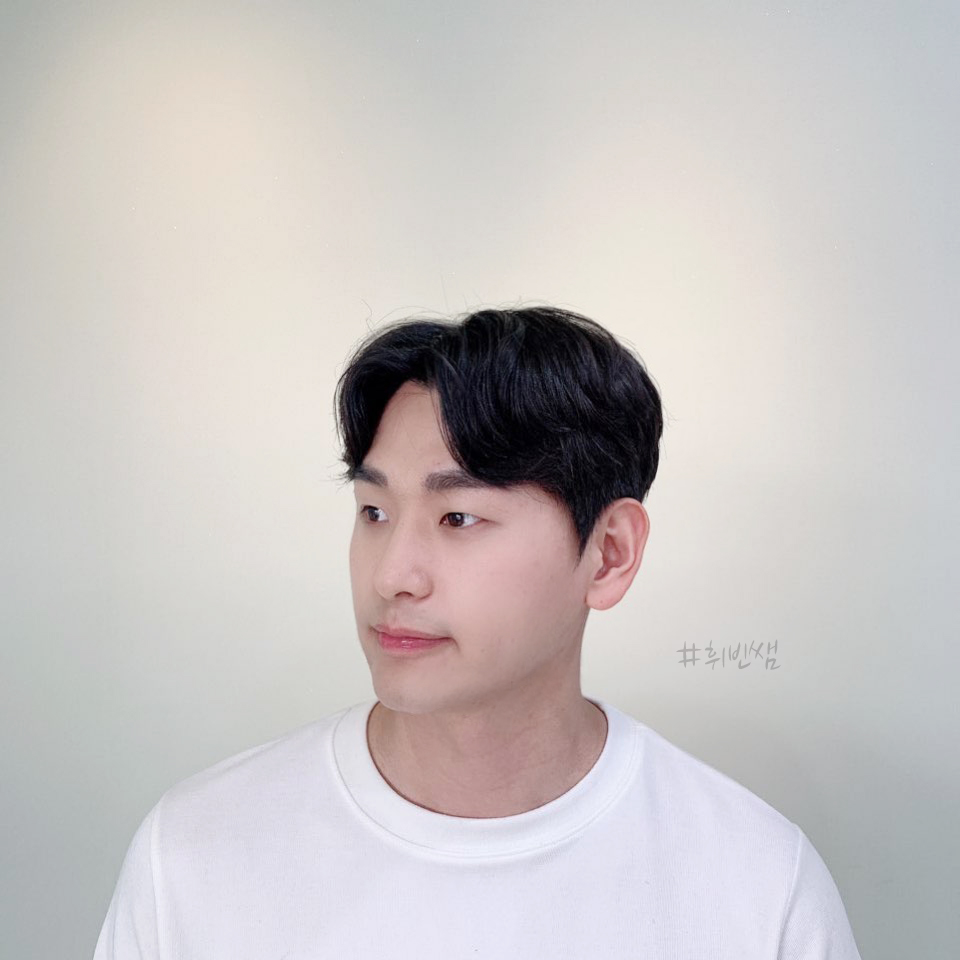 대구미용실 동성로미용실 비바이헤어 남자머리 가르마펌 애즈펌