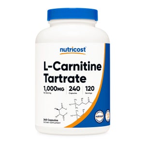뉴트리코스트 엘카르니틴 L-카르니틴 타르트레이트 1,000mg 240캡슐