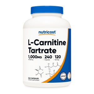 뉴트리코스트 엘카르니틴 L-카르니틴 타르트레이트 1,000mg 240캡슐