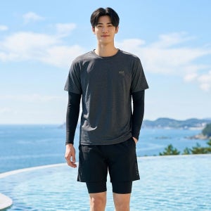 남자 래쉬가드 세트 루즈핏 레이어드 빅사이즈 상하의 RC104 AC902