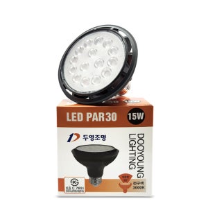두영 LED PAR30 15W램프 집중주광색 파30전구