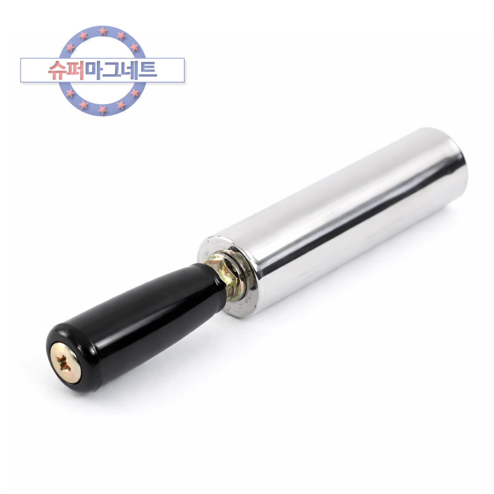 초강력 봉자석 100mm 블랙손잡이 10000가우스 <b>철</b>가루제거