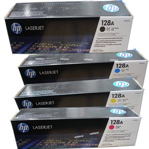 HP 레이저젯 프로 CM1415fnw MFP 컬러 복합기 CE862A 정품 검정 칼라 토너 카트리지 CE320 4색/구매