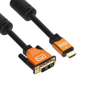DVI-D 18핀 싱글 4K HDMI 변환 노이즈필터 케이블 3중차폐 영상 잭