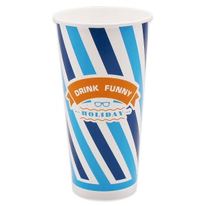 22온스 음료컵 1000개 슬러쉬컵 일회용 종이컵