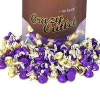 67334 CrazyOutlet Pack - Hershey’s Kisses Mix, Dark Chocolate Kisses Purple, Kisses Milk C