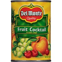 Del Monte Canned Fruit Cocktail in Heavy Syrup, 15.25-Ounce 델 몬테 통조림 과일 칵테일, 중질 시럽, 432.3g