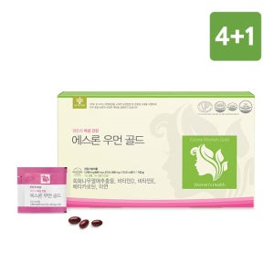 에스론우먼골드 4+1 (5세트) 여성건강관리토탈솔루션 갱년기종합관리 회화나무열매추출물