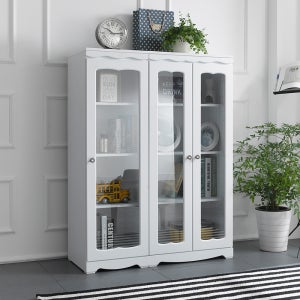 무드 1300 장식장 진열장 유리장 수납장 틈새장 쪽장 인테리어정리장