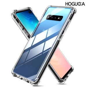 방탄 범퍼 젤리케이스 1+1 투명, 갤럭시S10 플러스 (G975)