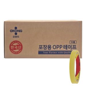 오공 OPP 투명 물레방아 문구 리필 테이프 12mmX25M (200EA)