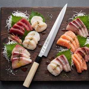백송 백호 사시미칼 210mm 일본 일식 사시미 회칼 오로시칼 낚시칼
