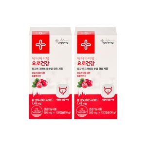 닥터바이탈 요로건강 크랜베리 120캡슐, 2개