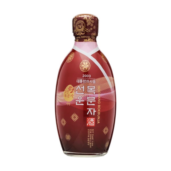서해안복분자주 선운복분자주 13도 375ml 고창 복분자술
